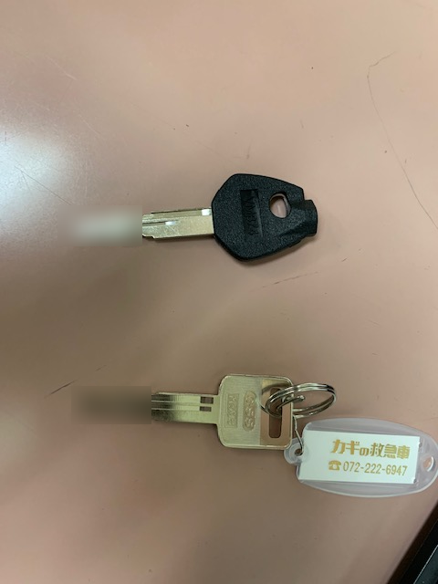 スズキ レッツ2 カギが出来ました