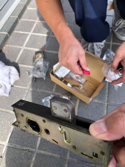 古い錠前です