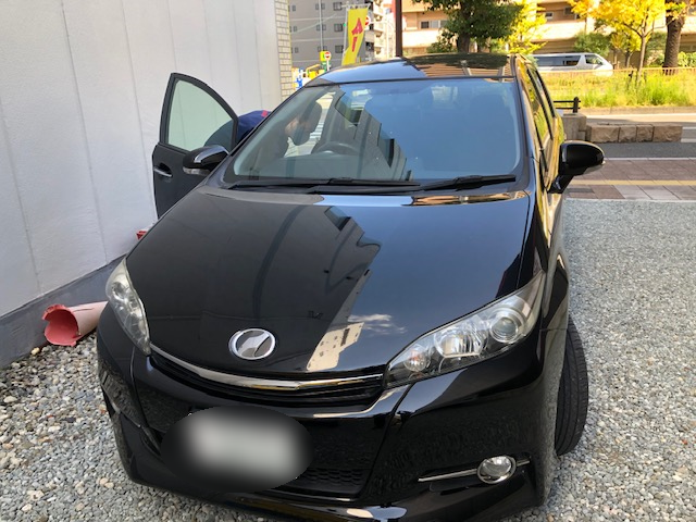 トヨタ ウイッシュ前面